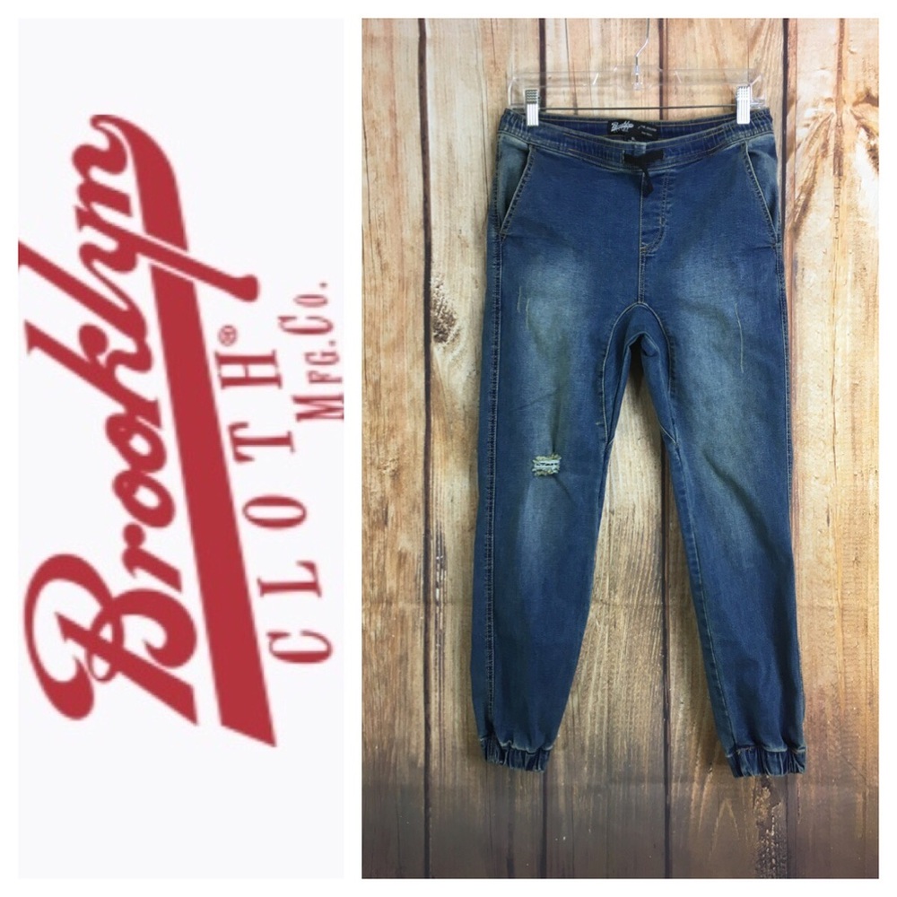 💸Boys Brooklyn Cloth Co denim jogger pant XL